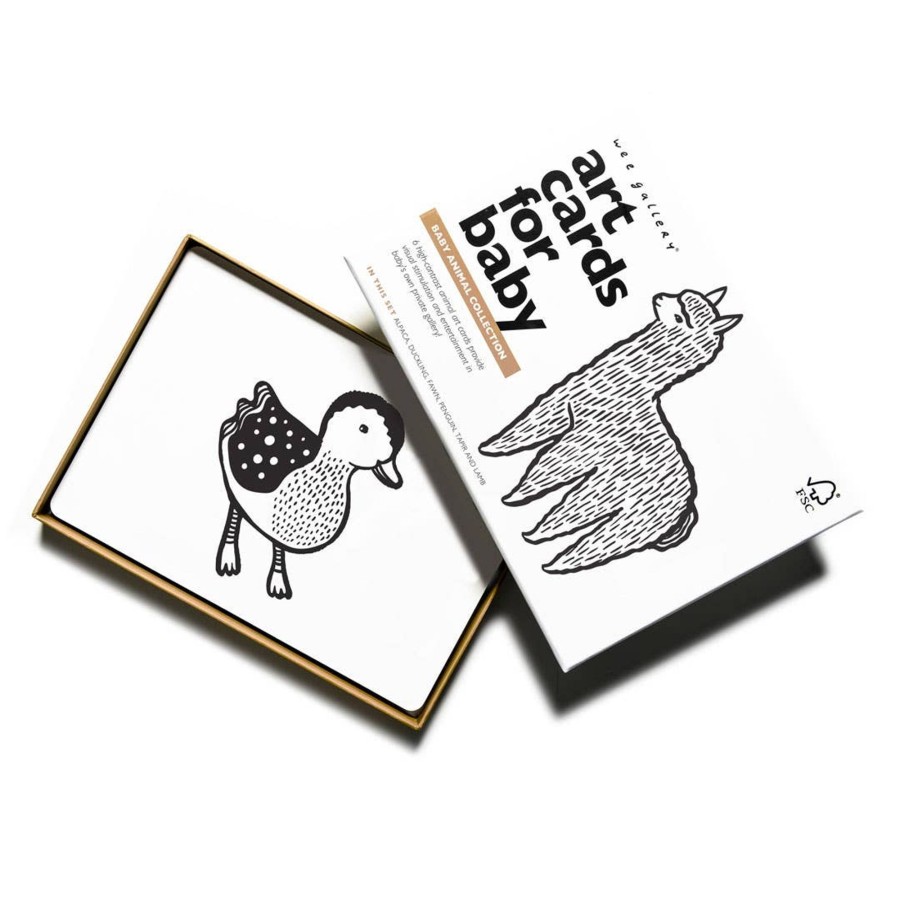 Play Wee Gallery | Wee Gallery Art Cards - Baby Animal