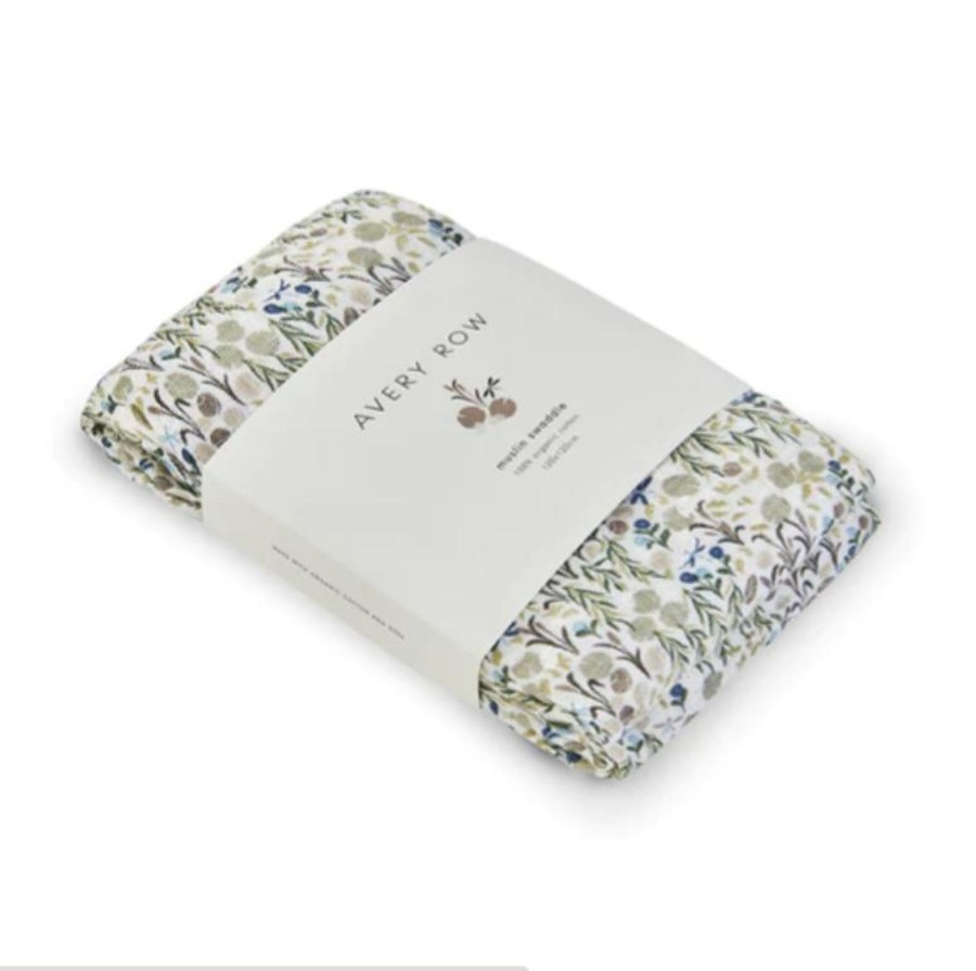 Baby Care Avery Row | Avery Row Muslin Swaddle - Riverbank