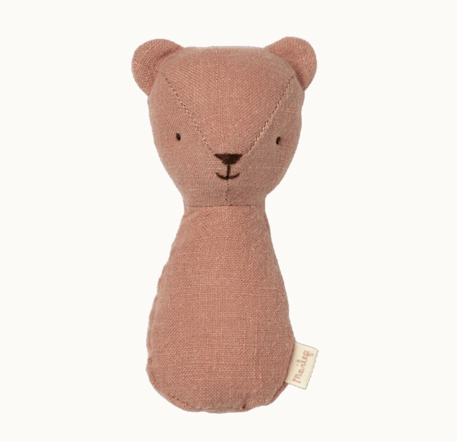 Baby Care MAILEG | Maileg Teddy Rattle - Old Rose